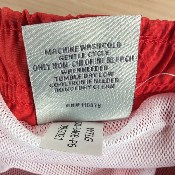 U.S. Polo Assn. Boys Swim Shorts Swim Trunks Size XL 14-16 Red Blue NWT - Picture 11 of 12